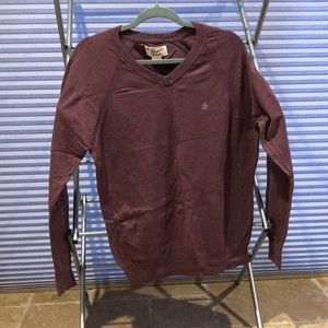 Light purple v neck sweater